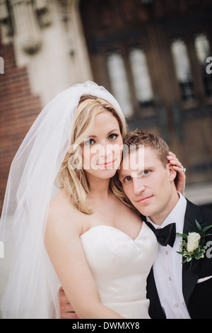 Bride and Groom Stock Photo