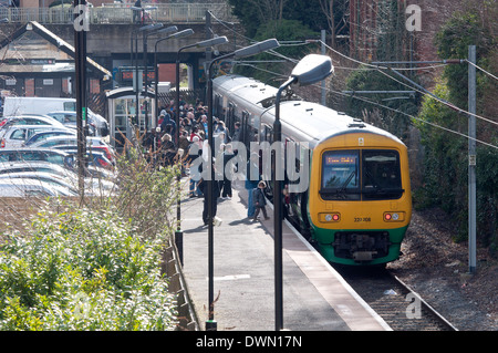 Redditch railway station, Worcestershire, England, UK Stock Photo