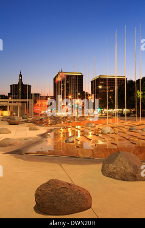 San Jose City Hall Plaza, California, USA Stock Photo