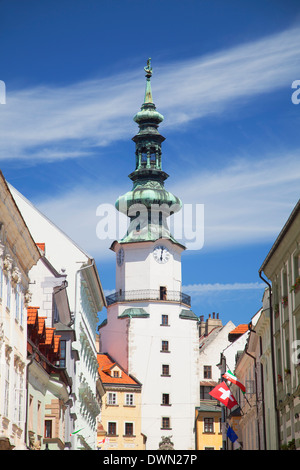 Michael's Gate, Bratislava, Slovakia, Europe Stock Photo