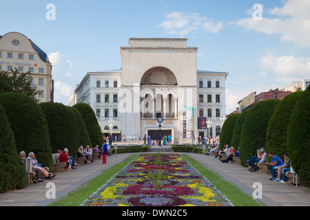 National Theatre and Opera House in Piata Victoriei, Timisoara, Banat, Romania, Europe Stock Photo