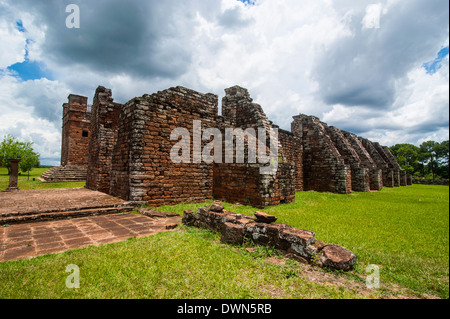 Jesuit Mission of La Santisima Trinidad, UNESCO World Heritage Site, Paraguay, South America Stock Photo