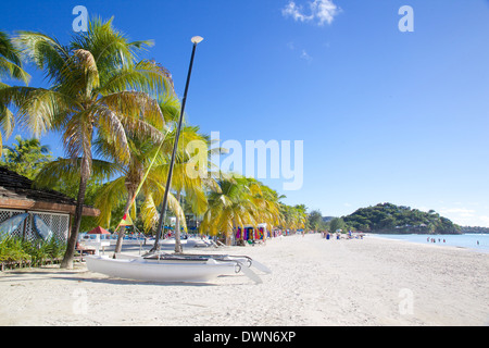 Beach, Jolly Harbour, St. Mary, Antigua, Leeward Islands, West Indies, Caribbean, Central America Stock Photo