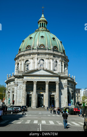 Marmorkirken church, also known as Frederik's Church and the Marble Church in Copenhagen Stock Photo