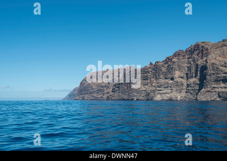 Coastal cliffs of Los Gigantes, Tenerife, Canary Islands, Spain Stock Photo