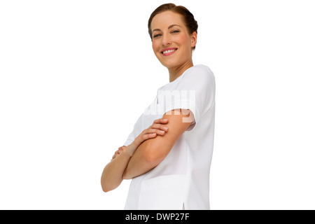 Portrait of a confident female nurse with arms crossed Stock Photo