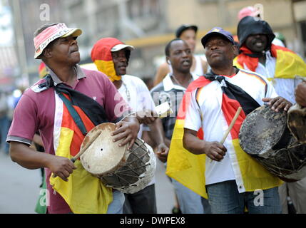 The So-called 'madgermanes' (crazy Germans) Demonstrate In Maputo 