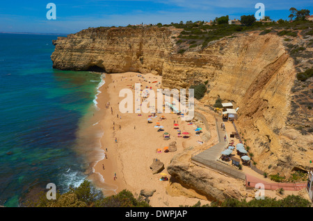 Centeanes Beach, Praia do Centeanes, Vale do Centeanes, Carvoeiro, Lagoa, Algarve, Portugal, Europe Stock Photo