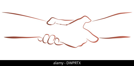 https://l450v.alamy.com/450v/dwprtx/outline-illustration-of-a-firm-helping-rescuing-handshake-dwprtx.jpg