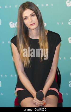 Madrid, Spain. 12th Mar, 2014. Model ELISA SEDNAOUI launches the new 'El  Corte Ingles' Spring campaign at the Casino Gran Via. Credit: Jack  Abuin/ZUMAPRESS.com/Alamy Live News Stock Photo - Alamy