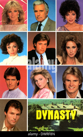 DYNASTY  Promotional print for US TV series from Aaron Spelling Productions Stock Photo
