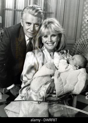 DYNASTY  US TV series from Aaron Spelling Productions with John Forsythe and Linda Evans Stock Photo