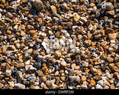 Pebbles and shingle on a beach Stock Photo