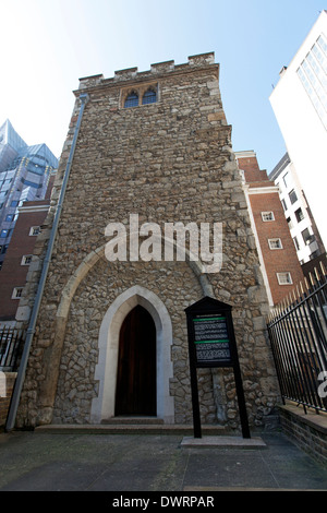 All Hallows Staining Tower, City of London, England, UK. Stock Photo