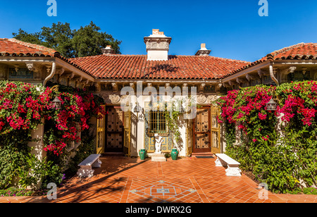 Casa Del Monte, Hearst Castle, San Simeon, California, USA Stock Photo