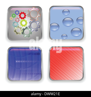 set of buttons for your design Stock Photo