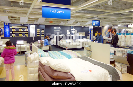 Ikea store furniture selection in Toronto, Canada Stock Photo