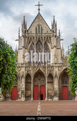 The Gothic Cathedrale St Pierre-et-St Paul in the city of Troyes in the Champagne region of France. Stock Photo