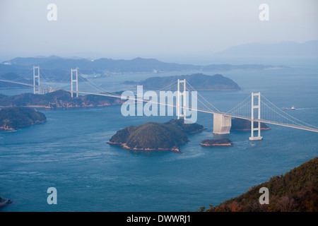 Seto Ohashi Bridge, Japan Stock Photo