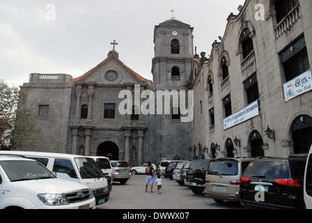 Cathedral of Manila, Beaterio, Intramuros, Manila, Philippines. Stock Photo