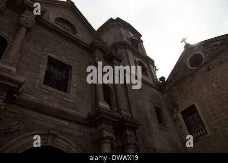 Cathedral of Manila, Beaterio, Intramuros, Manila, Philippines. Stock Photo