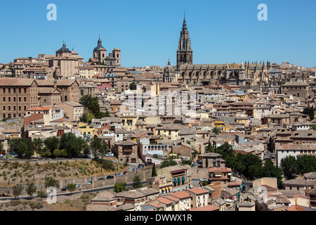 The city of Toledo in the La Mancha region of central Spain. Stock Photo