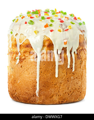 Easter cake isolated Stock Photo