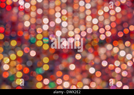 Abstract texture with out-of-focus mutli-coloured highlights. Stock Photo
