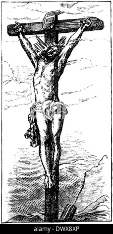 Christ on the cross. Van Dyk Stock Photo
