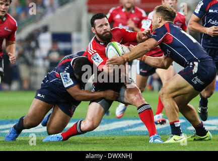 Melbourne, Australia. 14th Mar, 2014. Ryan Crotty in action during Super Rugby match between Melbourne Rebels and Crusaders from AAMI Park Credit:  Action Plus Sports/Alamy Live News Stock Photo