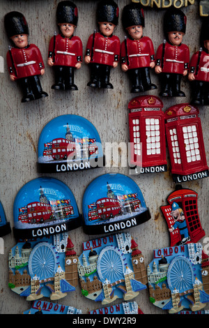 Fridge magnet souvenirs of London Stock Photo