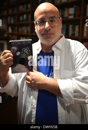 Author Adam-Troy Castro meets fans and discusses his new book 'Gustav Gloom and the People Taker' at Books and Books Coral Gables, Florida - 14.10.12 Featuring: Author Adam-Troy Castro Where: CORAL GABLES, Florida, United States When: 14 Oct 2012 Stock Photo