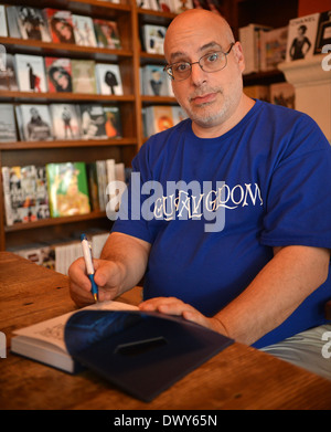 Author Adam-Troy Castro meets fans and discusses his new book 'Gustav Gloom and the People Taker' at Books and Books Coral Gables, Florida - 14.10.12 Featuring: Author Adam-Troy Castro Where: CORAL GABLES, Florida, United States When: 14 Oct 2012 Stock Photo