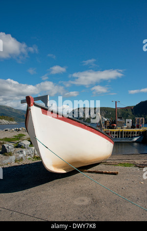 Canada, Newfoundland, Bonne Bay, Norris Point. Gateway to Gros Morne National Park. Norris Point port area. Stock Photo