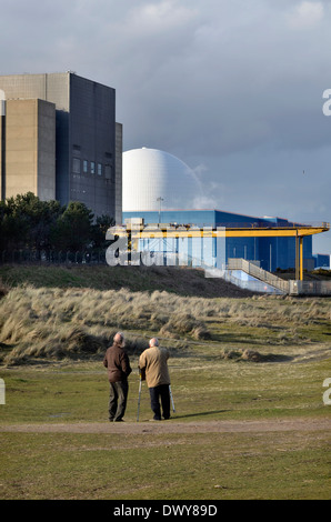 sizewell nuclear power station Stock Photo
