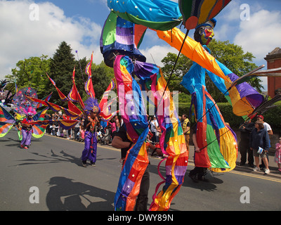 Carnival time in Preston, Lancashire. Stock Photo