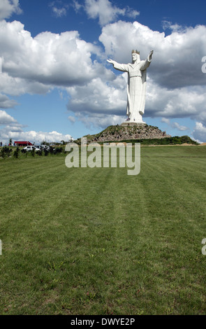 Schwiebus, Poland, the Christ King statue Stock Photo