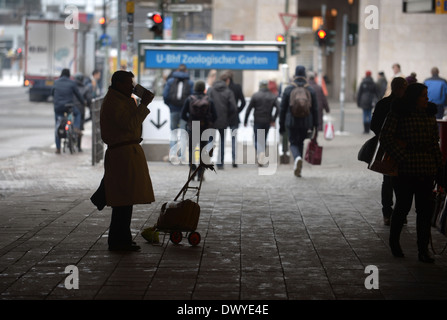 Berlin, Germany, people at Bahnhof Zoo in Berlin Stock Photo