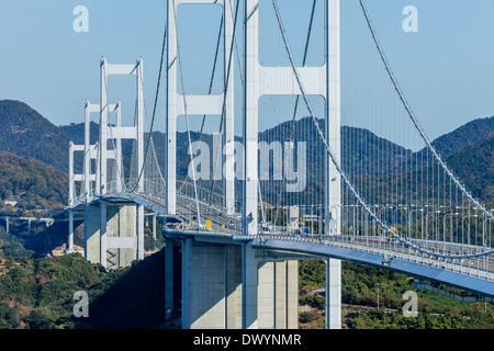 Kurushima Kaikyo Bridge Imabari Ehime Prefecture Japan Stock Photo Alamy