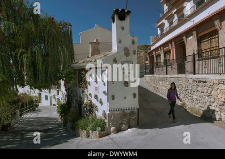 Urban view, Castril, Granada-province, Region of Andalusia, Spain, Europe Stock Photo