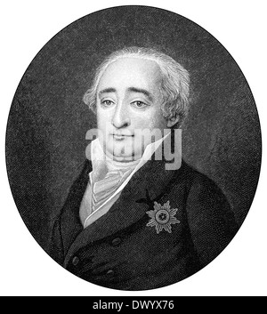 Heinrich Friedrich Karl vom und zum Stein, Baron vom Stein, 1757 - 1831, a Prussian public official, statesman and reformer, Stock Photo