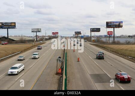 Des Plaines, Illinois, USA. 15th March 2014. The Des Plaines Oasis ...