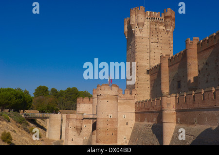 Castillo de La Mota, Medina del Campo Stock Photo