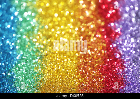 Rainbow of lights Stock Photo