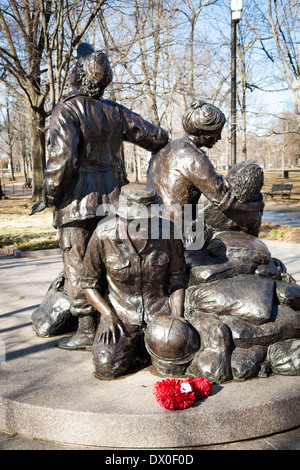 Vietnam Women's Memorial Washington DC Stock Photo