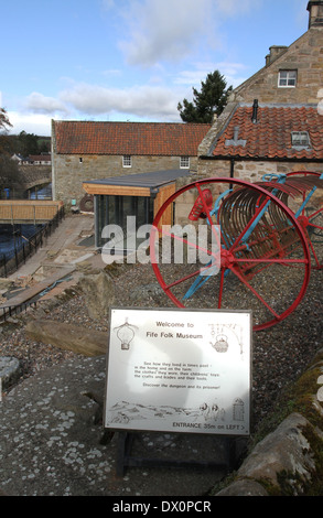 Exterior of Fife Folk Museum Ceres Scotland  March 2014 Stock Photo