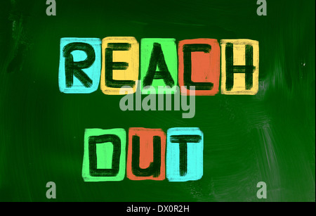 Reach Out Concept Stock Photo