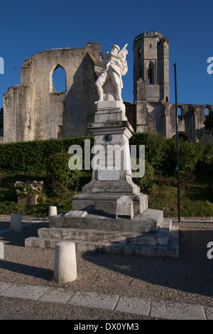 Monument in Bordeaux France to the soldiers who died in World War I and II Stock Photo
