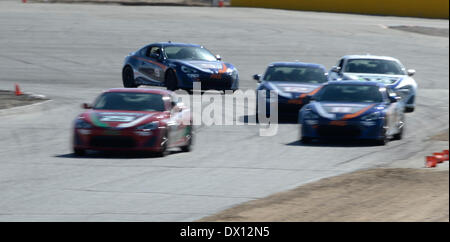 March 15, 2014. Rosamond CA. Celebrities go at high speeds to get ready for the upcoming Long Beach Grand Prix as they practice racing with instructors in Toyota race cars at the Willow Springs International Raceway Saturday. photo by Gene Blevins/LA DailyNews/ZumaPress (Credit Image: © Gene Blevins/ZUMAPRESS.com) Stock Photo