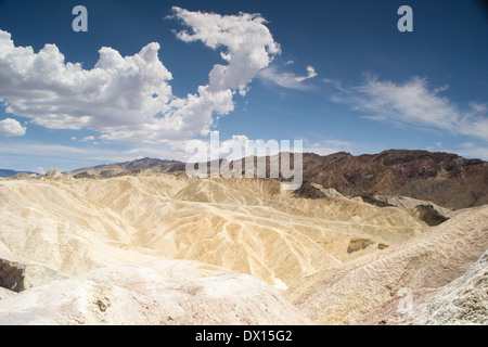 view of death valley in nevada USA Stock Photo